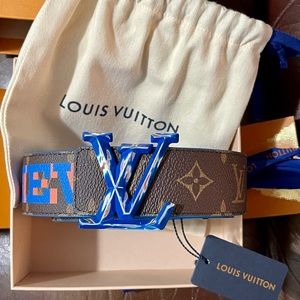 LOUIS VUITTON PYRAMIDE CITIES EXCLUSIVE 40MM REVERSIBLE BELT M0488S